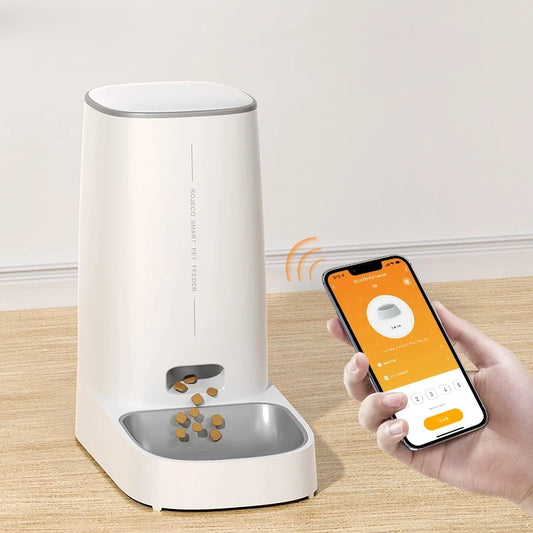 Furrbix Smart Auto Pet Feeder — 4L WiFi App Control for Cats & Dogs