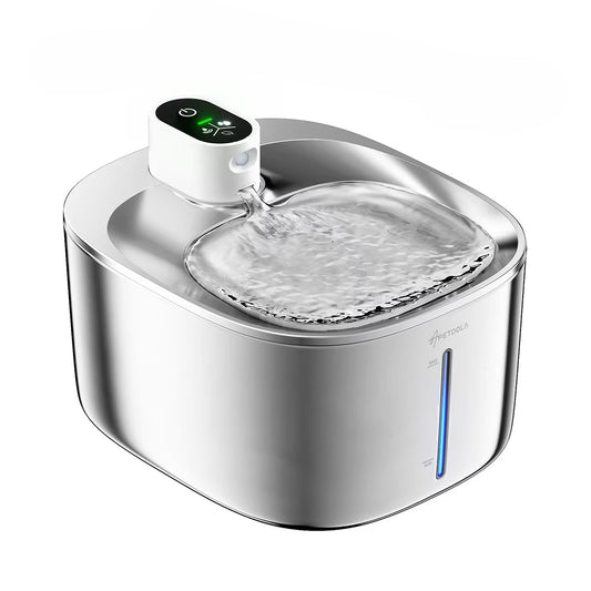 4L Wireless Cat Water Fountain | Stainless Steel